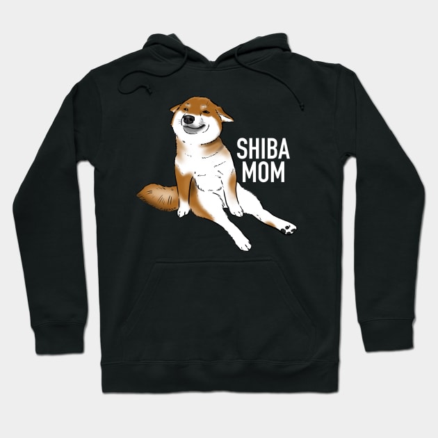 Shiba Inu Mom, Cute Shiba Inu, Shiba Inu Sitting Hoodie by sockdogs